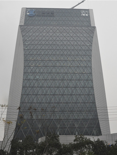 二灘水電大廈外墻清洗